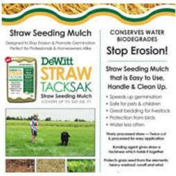 Dewitt Straw TackSak 28lb f/Seeding Covers 500 sq ft.