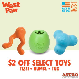 West Paw | $2.00 OFF Select Toys