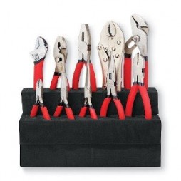 Ace 10 pc. Carbon Steel Combination Pliers and Wrench Set Black/Red
