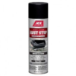 Ace Rust Stop Gloss Black Spray Paint 15 oz.