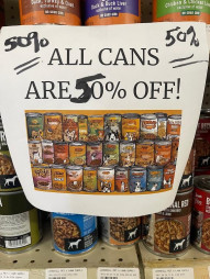 50% Off All Cans