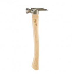 Milwaukee 19-oz Milled Face Hickory Handle Framing Hammer