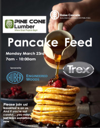 Pancake Feed at Pine Cone Lumber