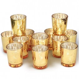Assorted Gold Candle Votives