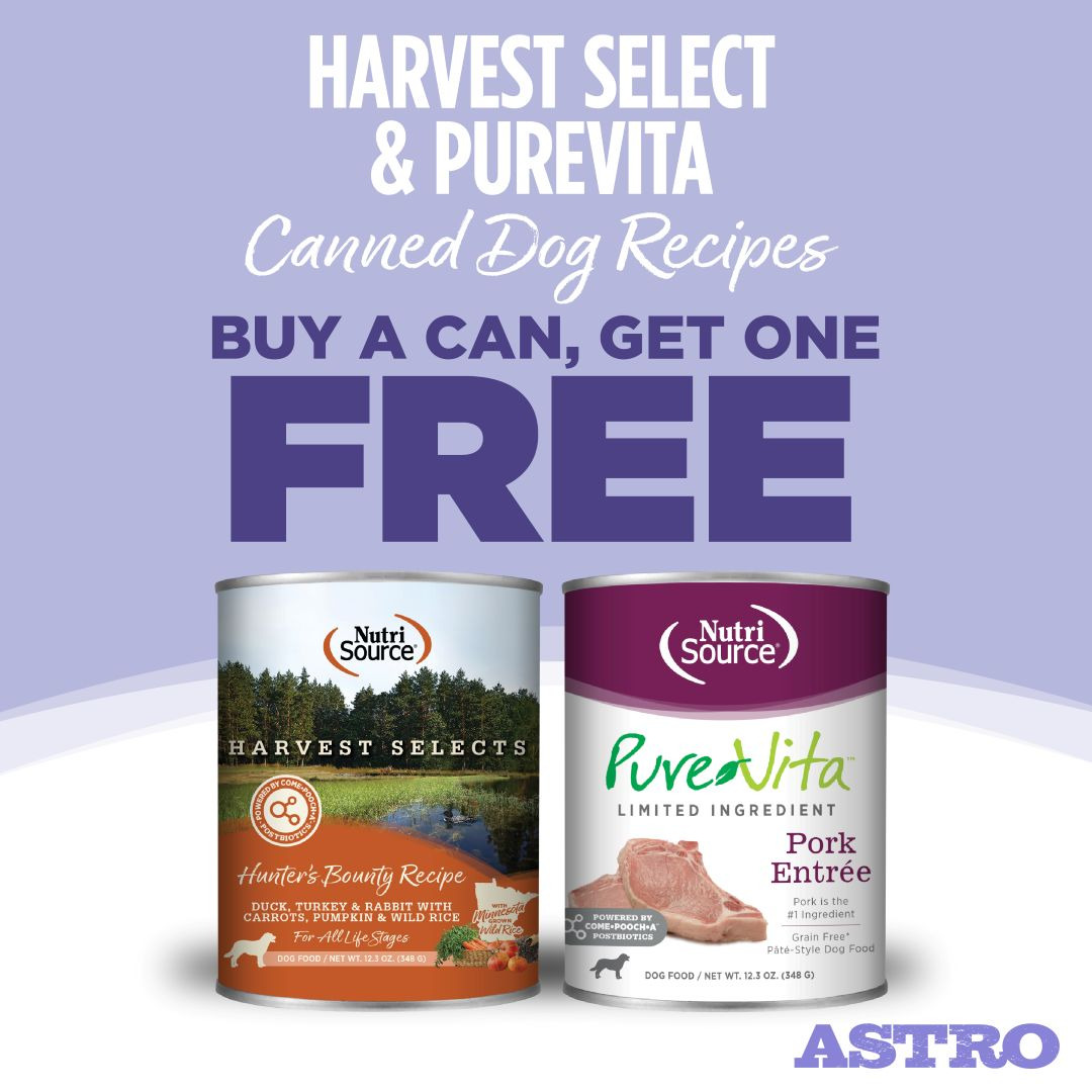 NutriSource &amp; PureVita | Buy 1, Get 1 FREE on Harvest Select &amp; PureVita ...