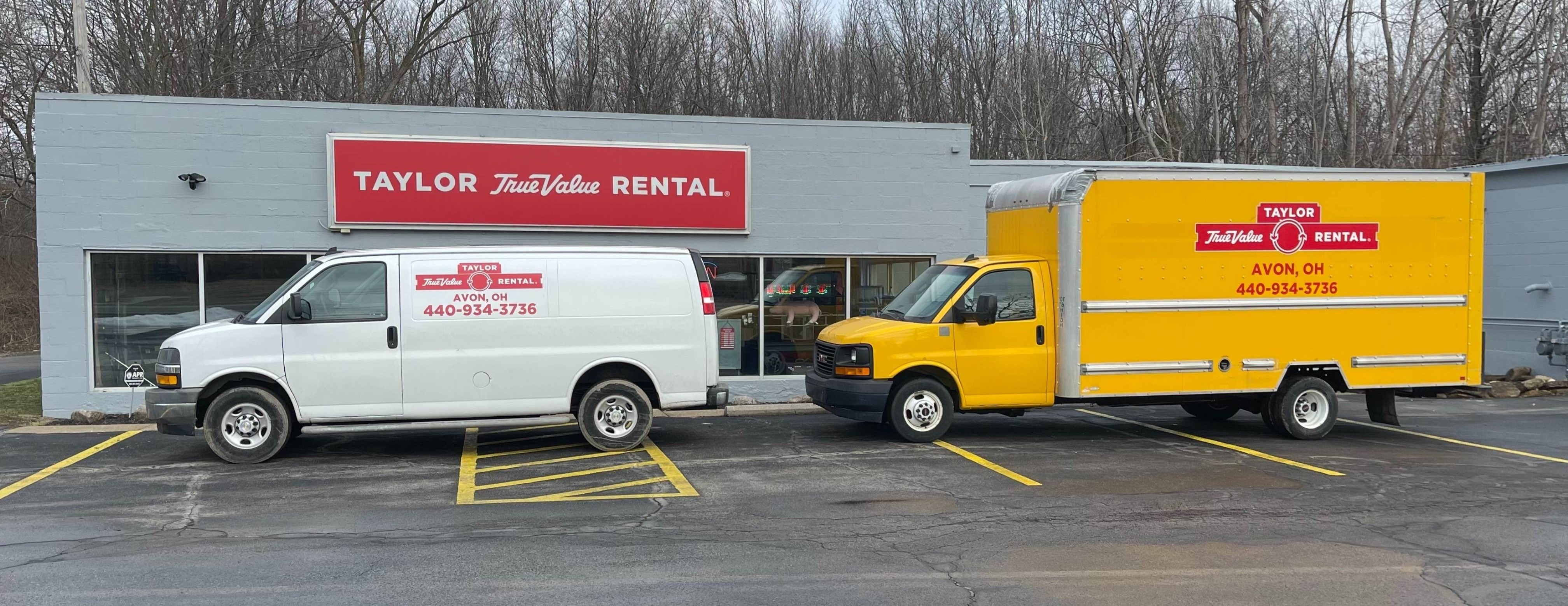 delivery van and truck