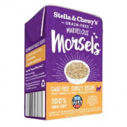 Stella & Chewy's Marvelous Morsels Cage-Free Turkey Recipe Wet Cat Food, 5.5-oz