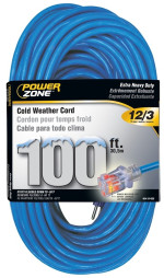 POWERZONE 100' Cold Weather Extension Cord