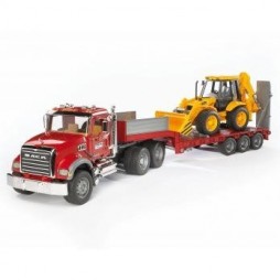 MACK Granite Low loader and JCB 4CX