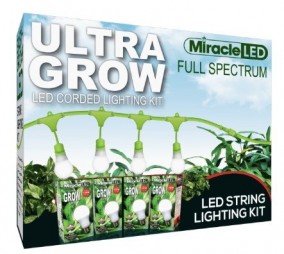 Ultra Grow 4-Socket LED Grow Light Kit