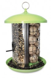 Dome Roof Triple Compartment Feeder