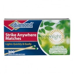 Diamond Greenlight Strike Anywhere Kitchen Matches