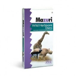 Mazuri® Wild Herbivore Diet Hi-Fiber - 50lb