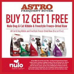 Nulo | Official Kibble & Freeze-Dried Frequent Buyer - Buy 12 Get 1 Free