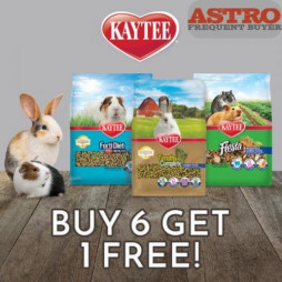 Kaytee Products Inc. | OFFICIAL SMALL ANIMAL FEED Frequent Buyer Program - Buy 6, Get 1 FREE