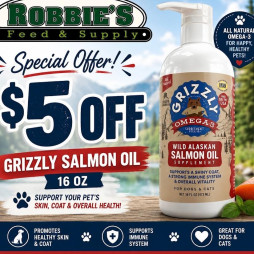 Save $5 on Grizzly Salmon Oil