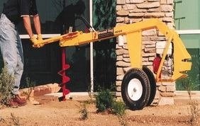 11 HP -1-Man Towable Hydraulic Auger