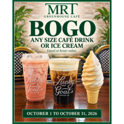 BOGO Café Drinks & Ice Cream