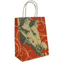HORSE AND PUPPY SHOPPING BAG