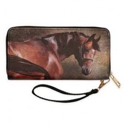 Wallet with Bay Horse