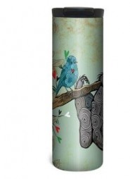 Sloth And Blue Birds Barista Tumbler