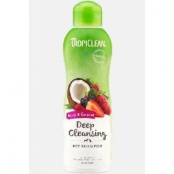 TropiClean Berry & Coconut Deep Cleaning Pet Shampoo