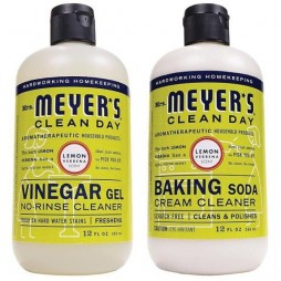 Mrs. Meyers Vinegar Gel Cleaner or Baking Soda Cream Cleaner