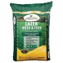 LAZER Lawn Weed and Feed Fertilizer, 16lb