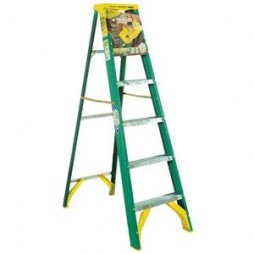6' Step Ladder, 225 lb Weight Capacity, 5-Step
