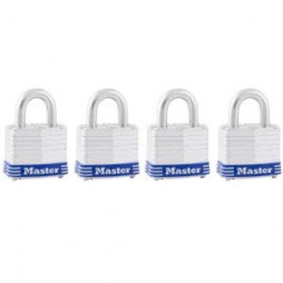 4-Pk Keyed Padlock