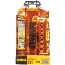 DeWALT Socket Set, Chrome