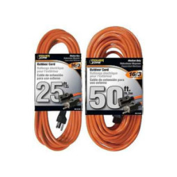 25' & 50' OUTDOOR EXTENSION CORDS