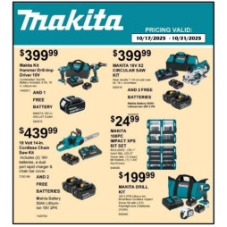 Make It a Makita Fall!