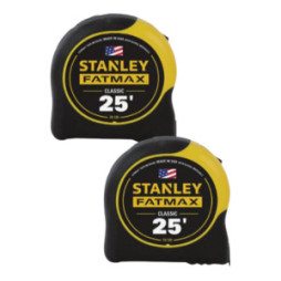2 PK, 25' FATMAX TAPE MEASURES