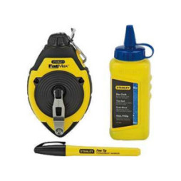 100' Chalk Line Reel w/Blue Chalk