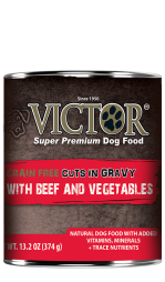Victor Grain Free Cuts in Gravy with Beef and Vegetables Stew Wet Dog Food