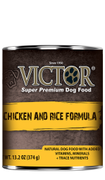 Victor Chicken and Rice Formula Pâté Wet Dog Food
