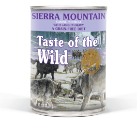 Taste of the Wild  Sierra Mountain Canine Formula with Lamb in Gravy Wet Dog Food