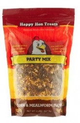 Happy Hen Corn & Mealworm Party Mix