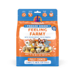 Weruva Freeze Dried Feeling Farmy Chicken, Egg, & Pumpkin Complete Meal For Dogs 5.5 oz.