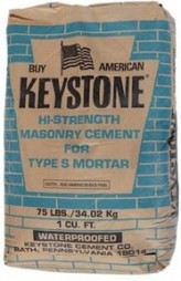 75lb Masonry/Mortar Cement - Portland, Lime: Type S