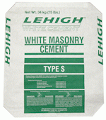 75lb Lehigh White Masonry Type S - Portland, Ground Limestone