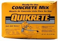 80lb Bag Quikrete® Concrete Mix - Portland, Sand, Stone, Gravel, Additives
