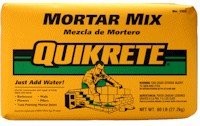 80lb Bag Quikrete® Type N Mortar (Mason) Mix - Portland, Lime, Sand