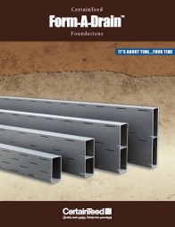 Form-a-Drain Foundation Footing System