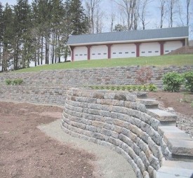 Highland Stone Retaining Wall