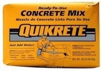 80LB Bag Quickrete® Concrete Mix- Portland, Sand, Stone, Gravel, Addi