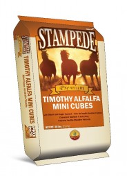 Stampede Premium Timothy & Alfalfa Mini Cubes 50lb