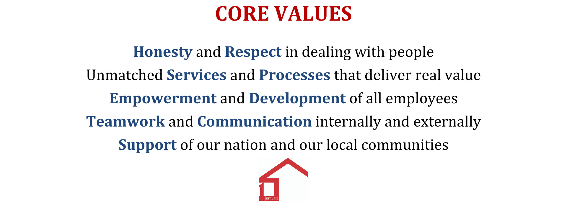 Core Values